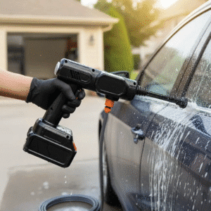 48V Cordless Portable Car Wash Pressure Washer Gun with Dual Battery – High Power Cleaning Machine for Cars, Bikes & Home Bundle of 3
