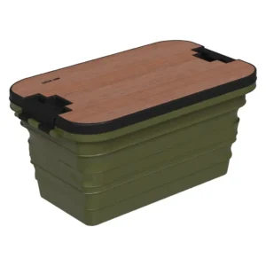 Green Lion Folding Basket With Built-In Table