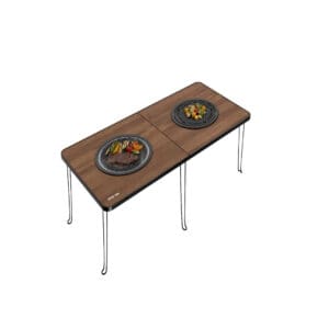 Green Lion Fold Grill Mate Camping BBQ Table