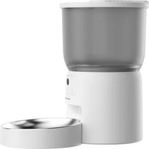 Green Lion Smart Pet Feeder With Stainless Steel Bowl