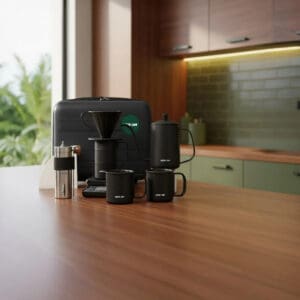 Green Lion V-60 PRO 7 in 1 Coffee Maker Set