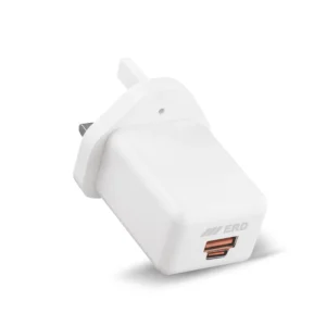 ERD TCU-652 USB A/C DUAL CHARGER WHT 33W
