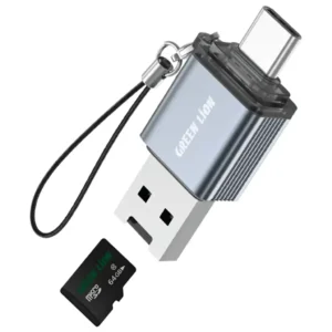 Green Lion 2 in1 Card Reader - Micro SD Cards