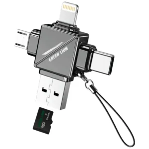 Green Lion 4 in1 TF Card Reader - Micro SD Cards