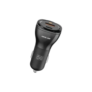 Green Lion Dual Port Car Charger 50W (PD 30W + QC 20W)