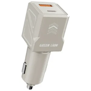 Green Lion Dual Volt Car Charger PD+QC 60W C to C 1m Cable