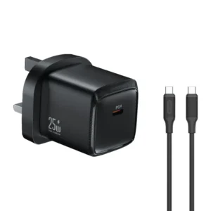 Green Lion G-Charge Series USB-C Port Wall Charger 25W PD C to C 1M Cable