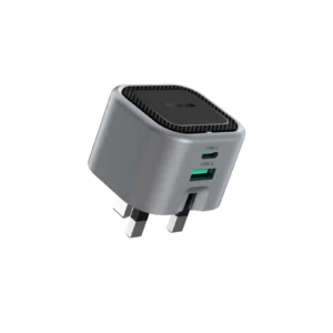 Green Lion Premium Series UK Plug Wall Charger - 2 Port, PD 35W, C to C Cable