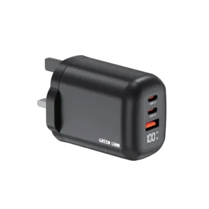 Green Lion Q- SERIES UK Plug Wall Charger PD 100W A+C+C Port