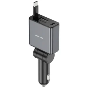 Green Lion Retractable 75W Car Charger PD 45W