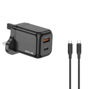 Green Lion Ultra Compact GaN Wall Charger PD+QC 45W C to C