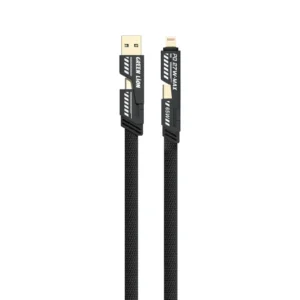 Green Lion 2 in 2 Braided Fast Charging Cable 65W 2M