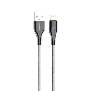 Green Lion Metal Spring Hose Cable USB-A To Lightning 12W 1M Cable