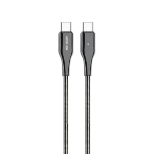 Green Lion Metal Spring Hose Cable USB-C To USB-C 60W 1M Cable
