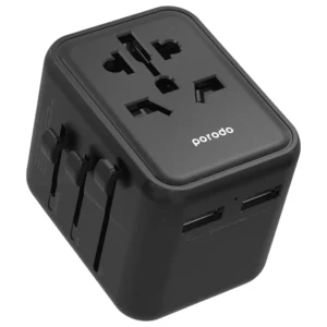 Porodo Dual Port Universal Fast Charger Eu | Us | Uk | Au