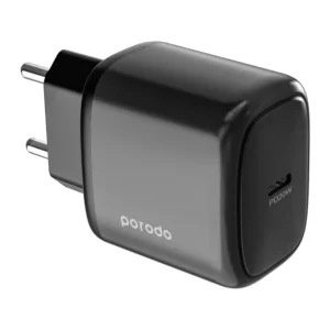 Porodo USB-C Power Delivery Quick Charger EU With USB-C USB-C Cable