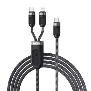Porodo Type-C & Lightning Fast Charging Cable USB-C PD Input