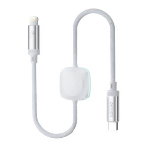 Porodo USB-C Lightning With Watch Charge & Data Cable Dual Charging Technology 1.2m