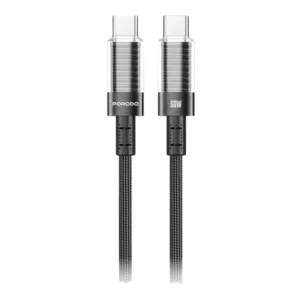 Porodo Transparent Shell USB-C To USB-C Cable