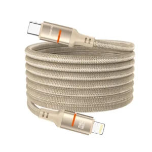 Porodo 30W Type-C to Lightning Magnetic Braided Cable