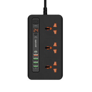 Porodo Multi-Port Power HUB 4 USB-A/USB-C Ultimate Home & Office Kit 2M