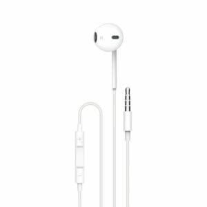 Soundtec By Porodo Mono/Single Earphone 3.5mm Aux Connectore With 3-Button Controls