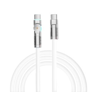 Porodo High-Speed Rotating Connector USB-C To USB-C Cable Data & Fast Charge 1M