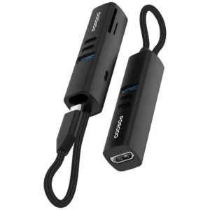Porodo 7-In-1 Multi-Port USB Hub With 5 Gbps Transfer Speed
