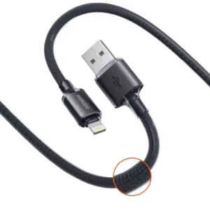 Porodo USB-A To Lightning Braided Cable