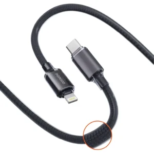 Porodo USB-C to Lightning Braided Cable
