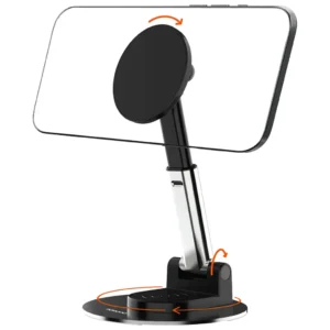 Porodo Magnetic Phone Holder with Adjustable Telescopic Rod