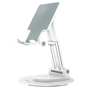Porodo Foldable Phone & Tablet Desk Stand with Adjustable Telescopic Rod