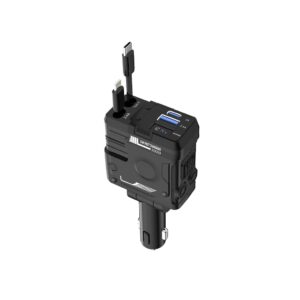 Porodo 66W Car Charger Lightning & Type -C Wires