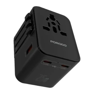Porodo Universal Travel Multi-Port Quick Charger