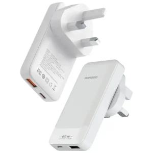 Porodo TerraCharge 65W GaN Dual-Port Adapter