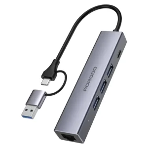 Porodo 5 IN 1 Multi Port Hub