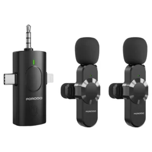 Porodo Audix Elite 3 In 1 Lavalier Microphone