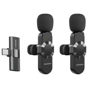 Porodo Audix Pro Lavalier Dual Microphone