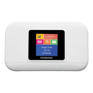 Porodo Nexfi 3000mah 4g Lte Portable Wifi Router Multi-user Connection