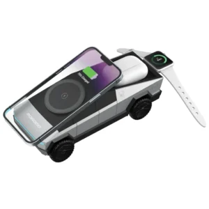 Porodo Cyber Dock Wireless Charger with Rotating Stand