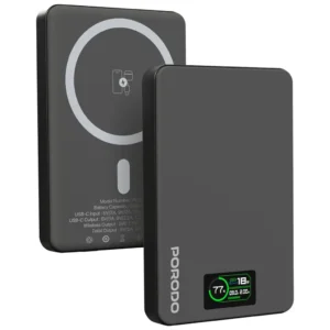 Porodo 10000mAh MagSafe Power Bank Total Output 5V/3A(MAX) TFT