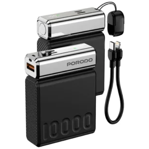 Porodo Chrome Volt 10000 mAh Power Bank