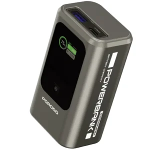 Porodo 10000mAh Mini Power Bank with Real-Time Display