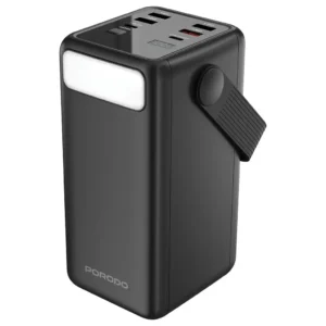 Porodo Lara 50000mAh Power Bank with Integrated Cables & Flashlight
