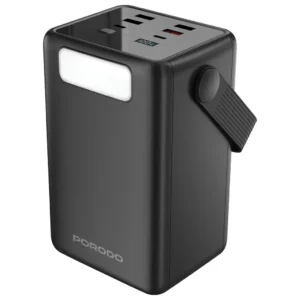 Porodo Lara 80000mAh Power Bank with Integrated Cables & Flashlight