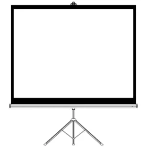 Porodo 100" Tripod Projection Screen
