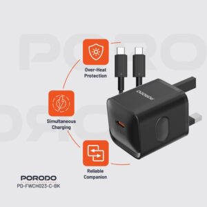 Porodo USB-C Power Delivery  Wall Charger
