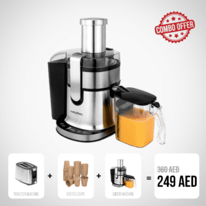 Juicer  + Free Cups + Free Toaster+ Free Delivery