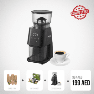 Coffee Grinder + Matcha Set + Coffee Cups