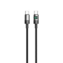 Green Lion LED Display Braided 1M Cable USB-C to USB-C 100W